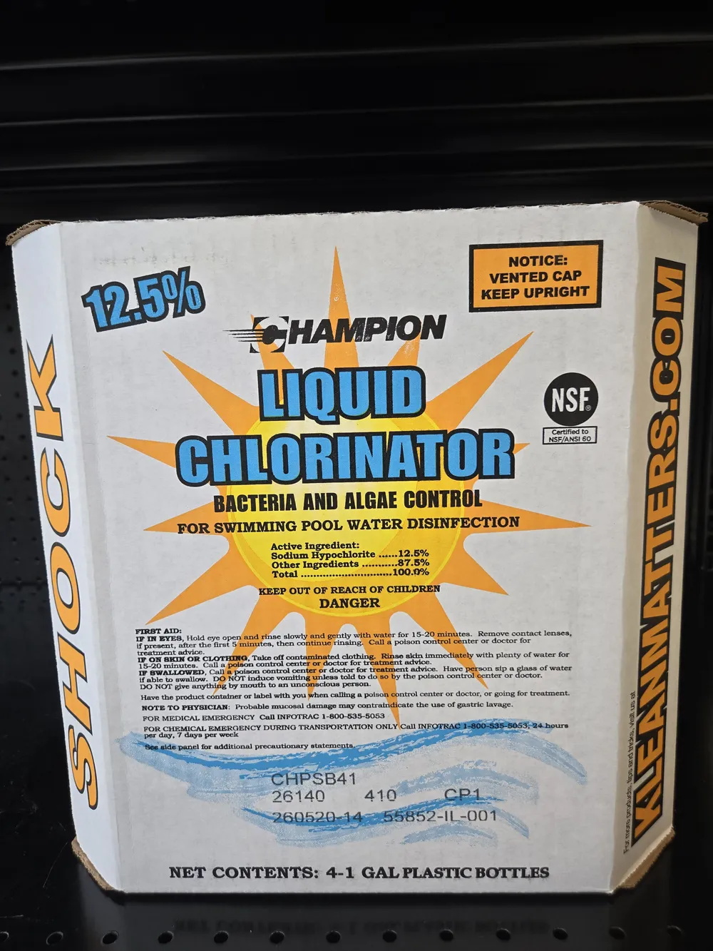 Champion Liquid Chlorinator Case